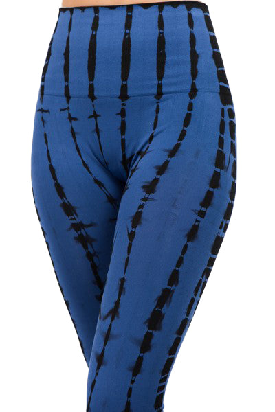 Girls Tie Dyed High Waist Butt Lift Booty Yoga Tights By YELETE (TT-005)