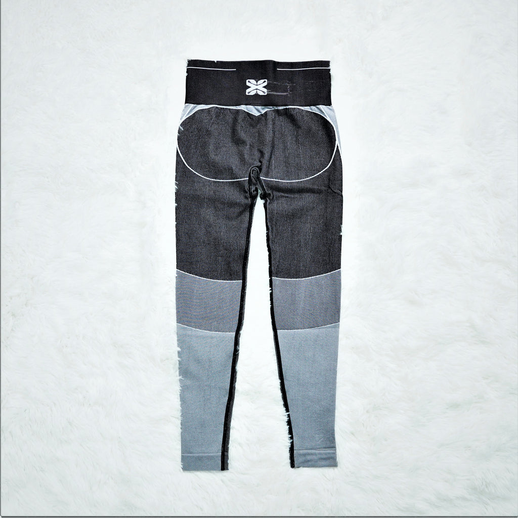 Girls High Waist Flexible GYM QUASAR Tights (TT-001)