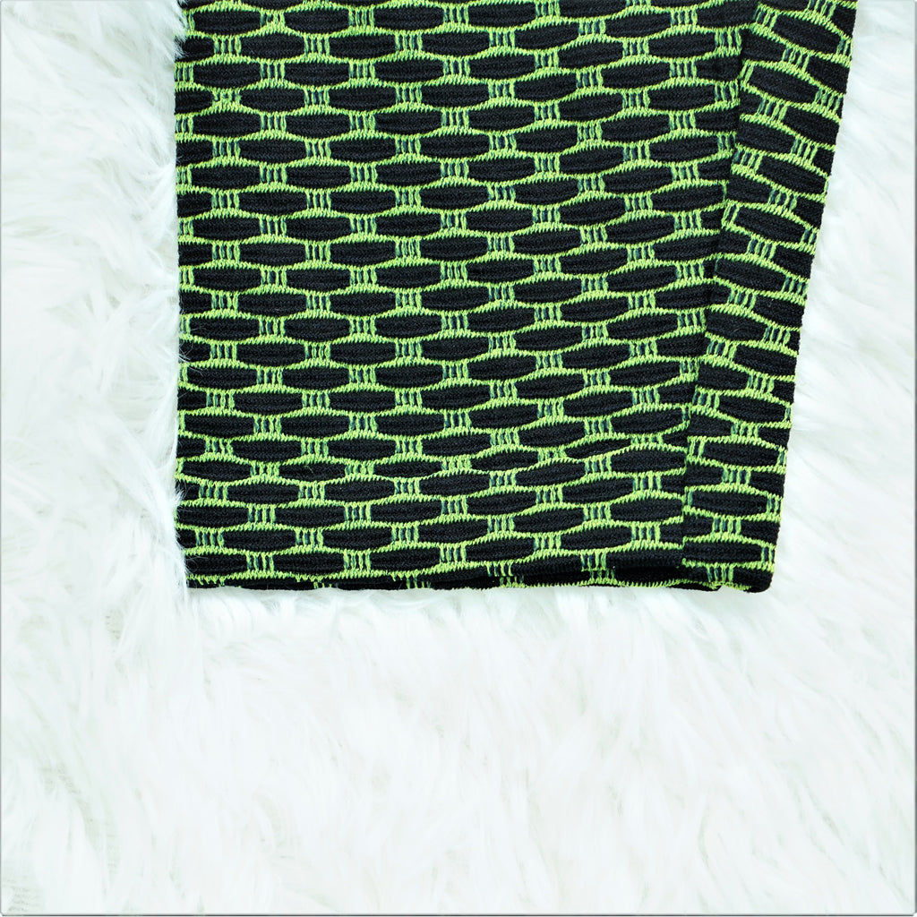 Girls Simple Bricks Style Flexible Tights (TT-015)