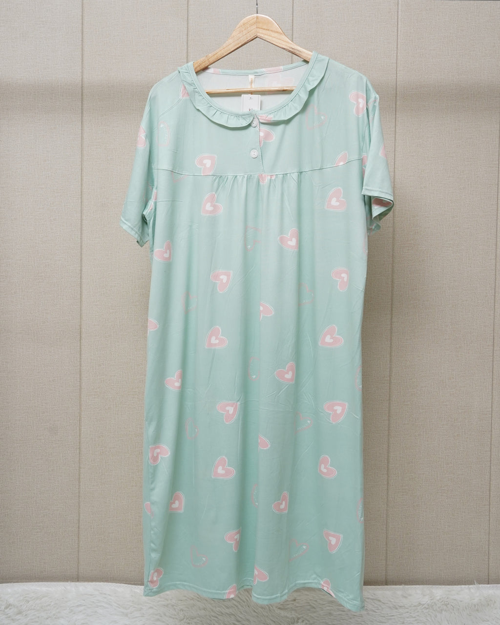 Heart  printed long T-shirt