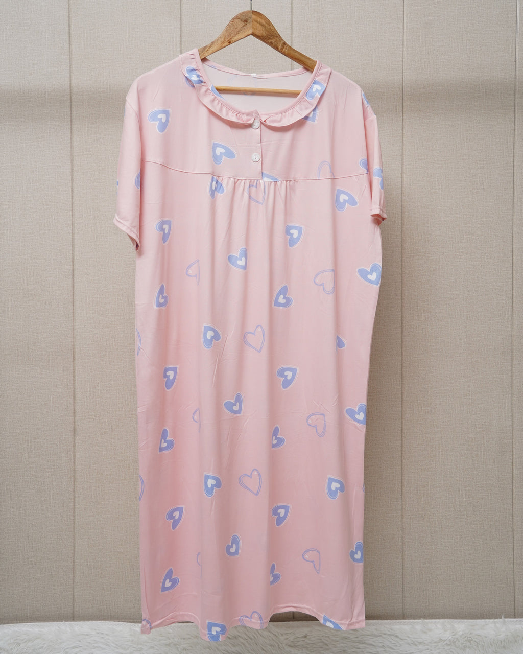 Heart  printed long T-shirt