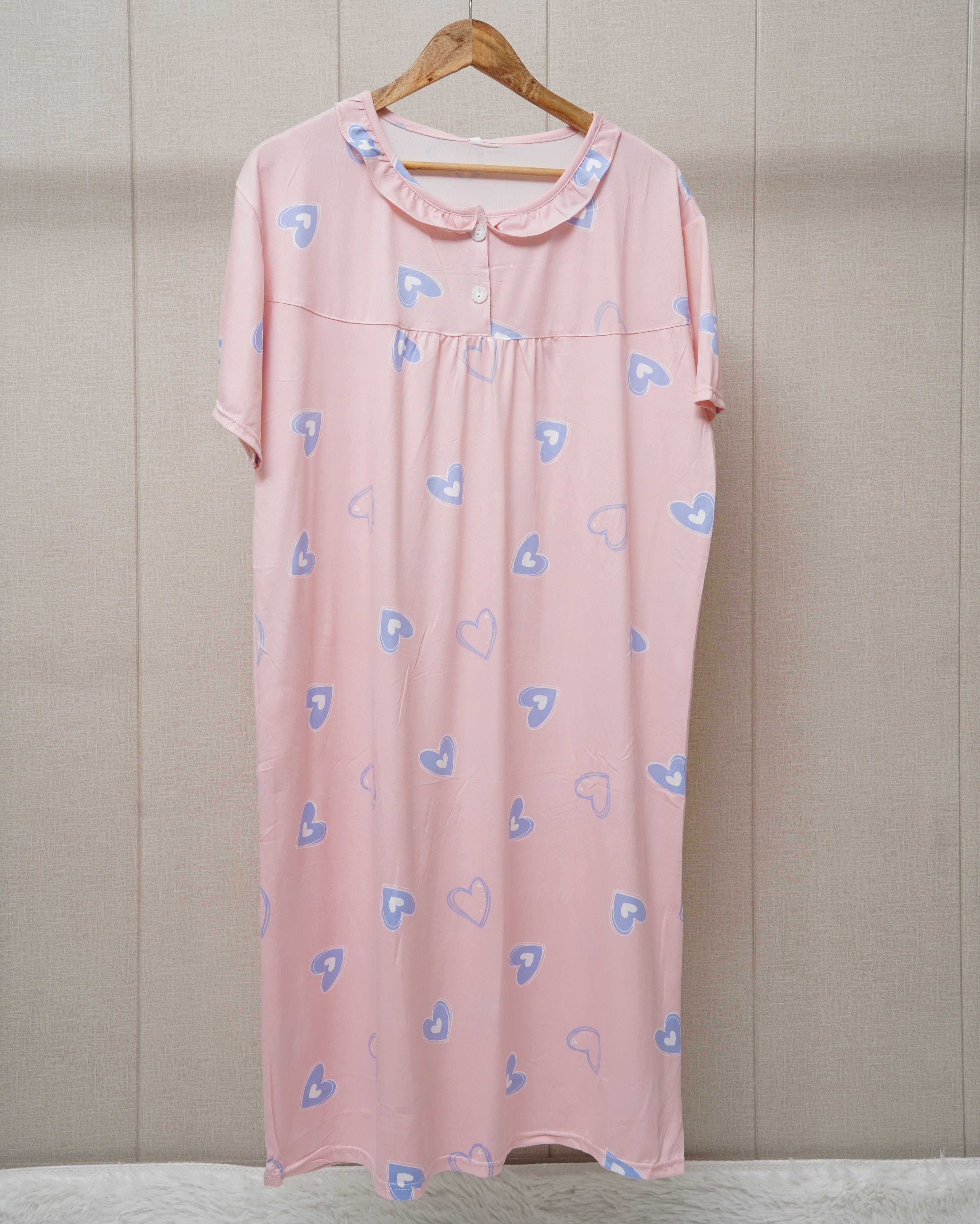 Heart  printed long T-shirt