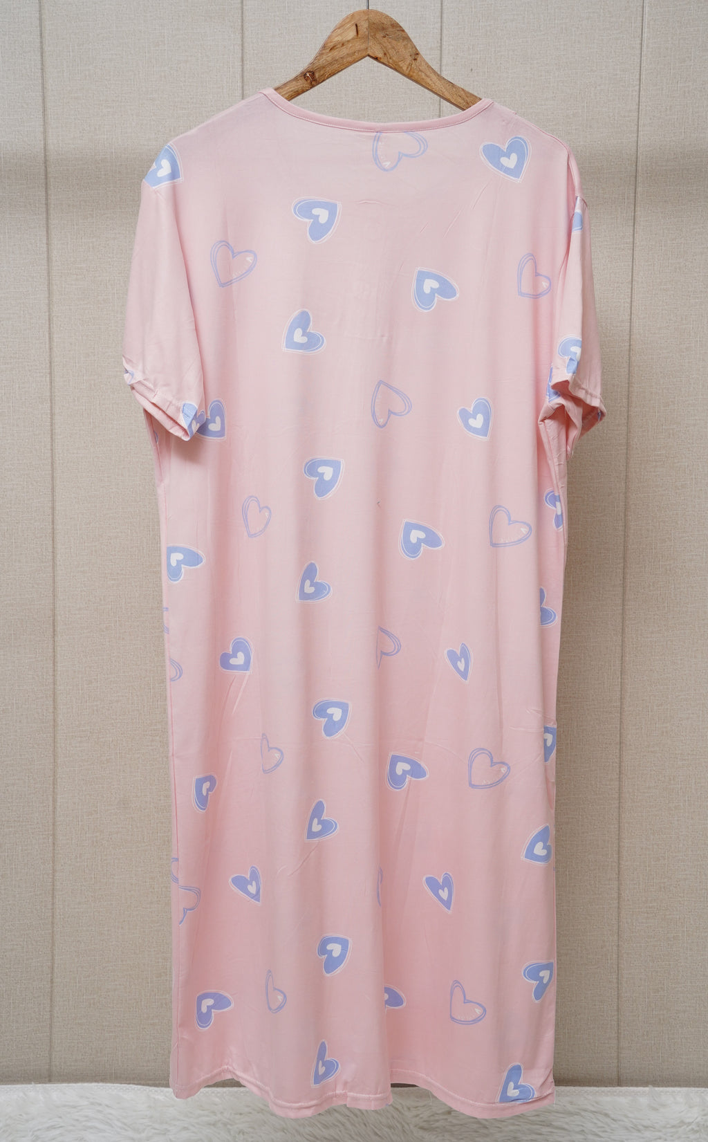 Heart  printed long T-shirt