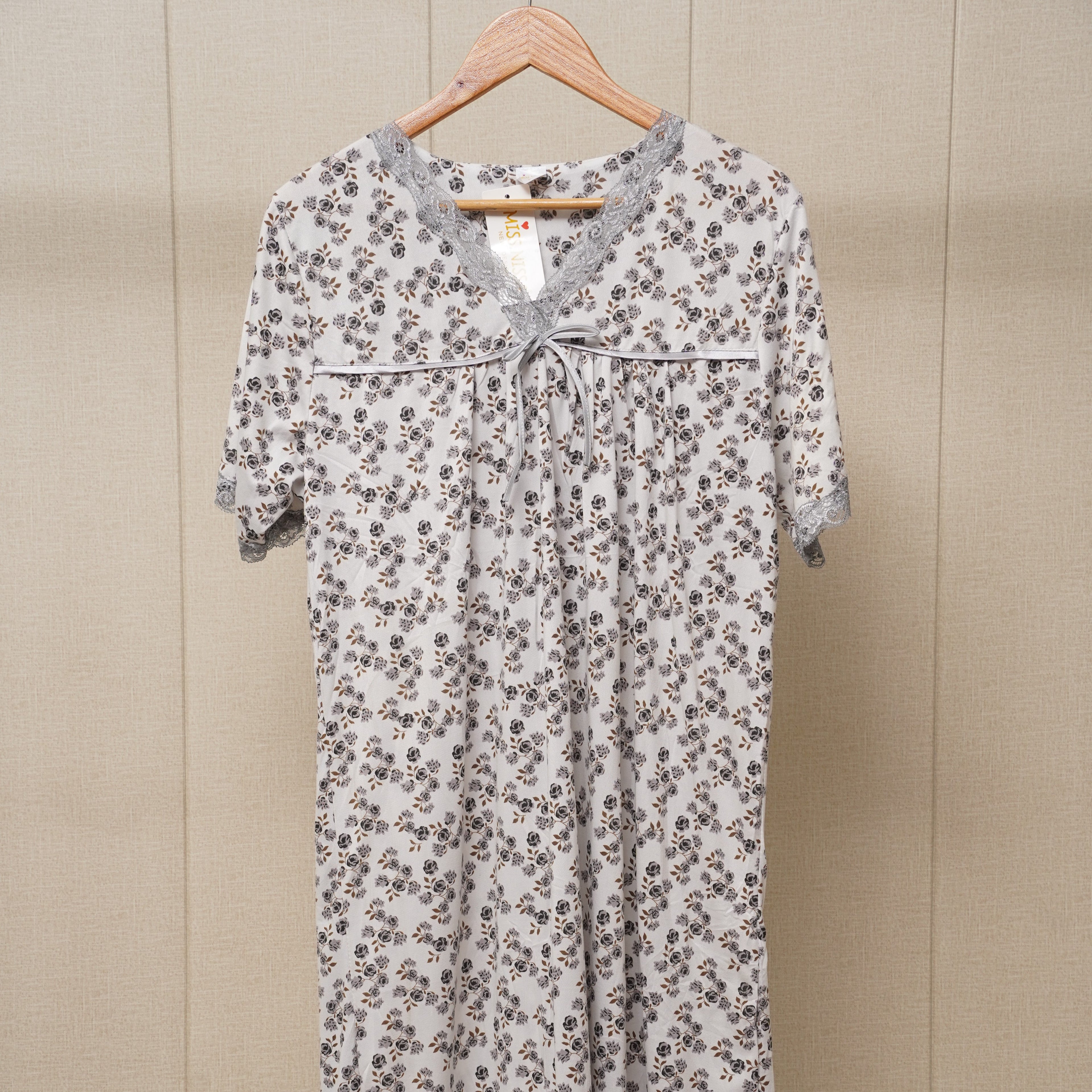Casual long-sleeved night-shirt (WF-021)