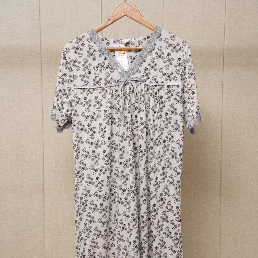 Casual long-sleeved night-shirt (WF-021)